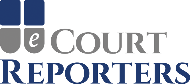 E Court Reporters Logo